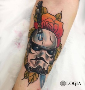 tatuaje-stormtrooper-brazo-logia-barcelona-salamone 